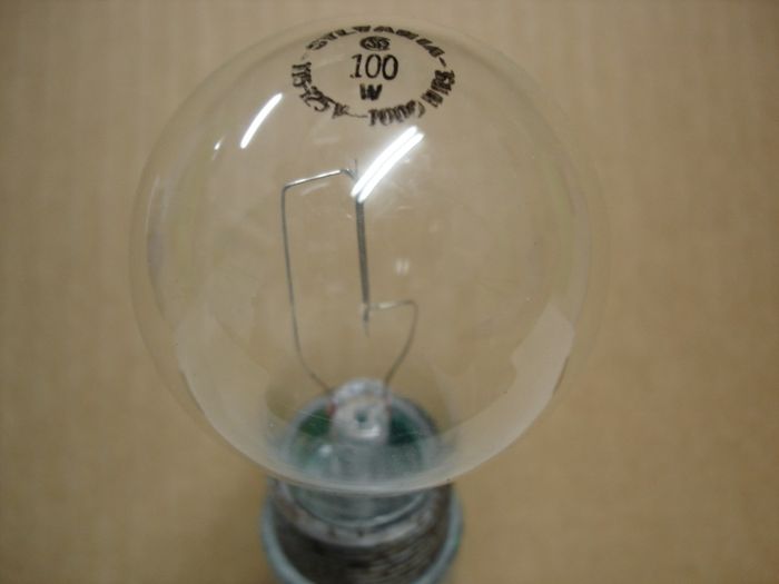 Sylvania 100W
Here is a Sylvania 100W clear incandescent lamp.
Keywords: Lamps
