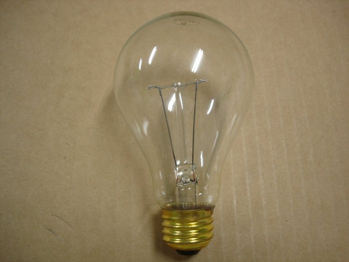 Globe 150W
Here's a Globe brand clear 150W incandescent lamp in a A21 shape with a short neck.
Keywords: Lamps
