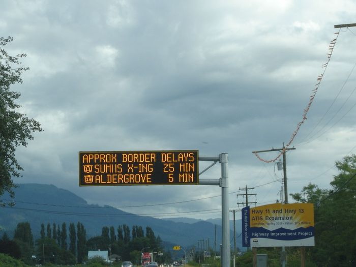 ATIS Sign
Here is a new ATIS (Advanced Traveller Information System) overhead LED information sign for Canada/US border line-ups.Here is the[url=http://www.th.gov.bc.ca/atis/]ATIS website[/url]which also has cams.
Keywords: Miscellaneous