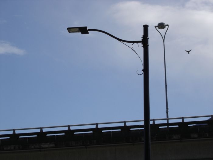 LED Fixture
A new LED streetlight on a new decorative arm and pole in Vancouver, B.C.
Keywords: American_Streetlights