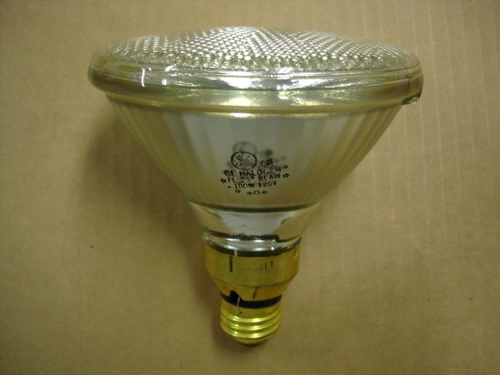 GE 100W Halogen Flood
Here is a GE 100W halogen flood lamp with a 25 degree beam pattern.
Keywords: Lamps