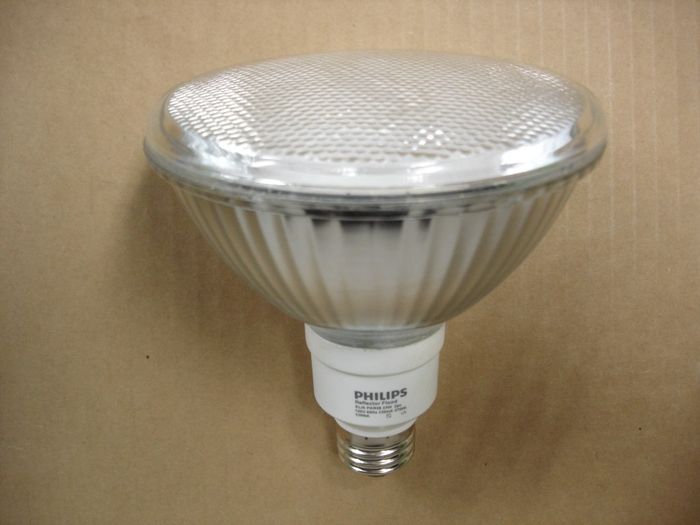 Philips 23W CFL Flood
A Philips 23W warm white reflector flood compact fluorescent lamp.

Manufactured: Mar. 2009

Made in: China
Keywords: Lamps