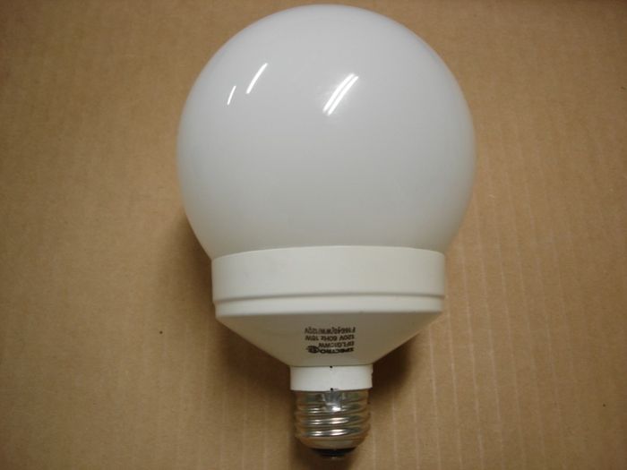 Spectro 16W CFL
Here is a 16W Spectro warm white globe lamp,it has a magnetic ballast which gives it some weight.
Keywords: Lamps