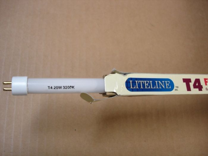 Liteline 20W T4
Here is a Liteline 20W warm white T4 triphosphor fluorescent lamp for use in their under cabinet fluorescent fixtures.

Made in: China

CRI: 82
Keywords: Lamps