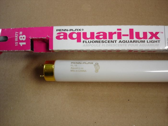 Penn-Plax 15W
Here is a 15W Penn-Plax T8 Aquari-lux fluorescent lamp.

Made in: China
Keywords: Lamps