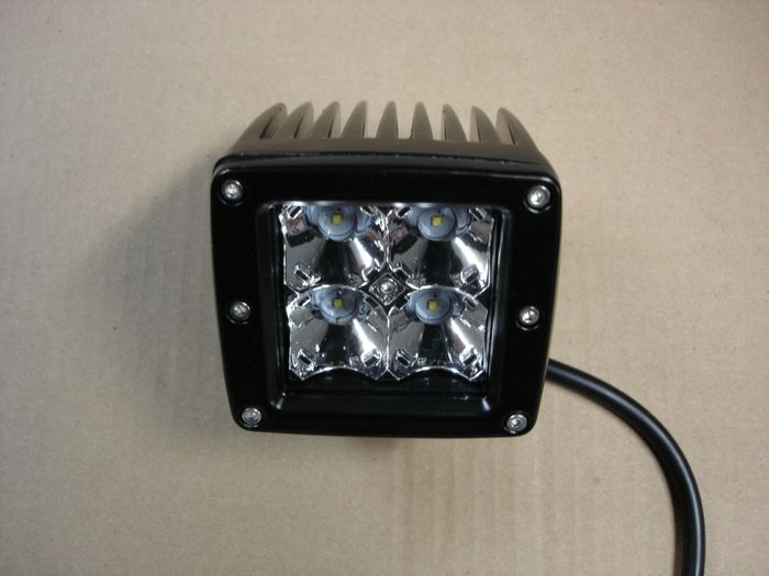 Cree LED
Here is one of a pair of 12V CREE LED flood lamps.

Made in: China

Manufactured: 2013
Keywords: Lamps