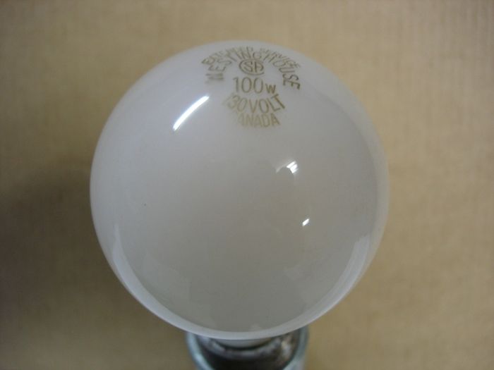 Westinghouse Canada 100W
Here is a Westinghouse Canada 100W Extended Service incandescent lamp.

Made in: Canada
Keywords: Lamps