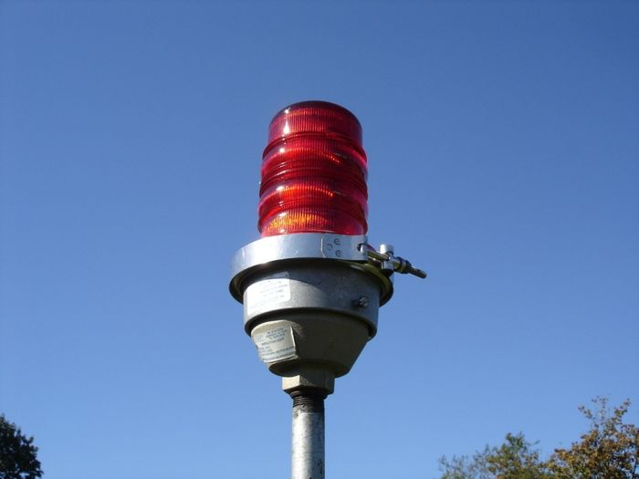 Dialight LED Obstruction Light
Here is a Dialight Vigilant L-810 LED obstruction light.

Made in: USA
Keywords: Misc_Fixtures