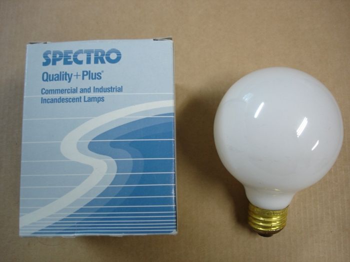 Spectro 60W Globe
Here is a Spectro 60W frosted commercial /industrial incandescent globe lamp.
Keywords: Lamps