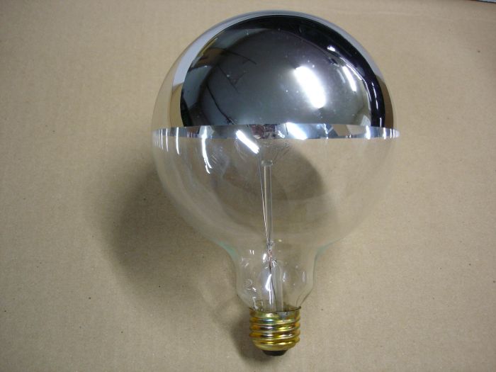 Standard 60W Half Mirror Globe
Here is a Standard 60W half mirror incandescent lamp.

Made in: China
Keywords: Lamps