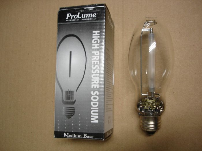 Prolume 150W HPS
A Prolume 150W medium base high pressure sodium lamp.

Made in: China

CRI: 20
Keywords: Lamps