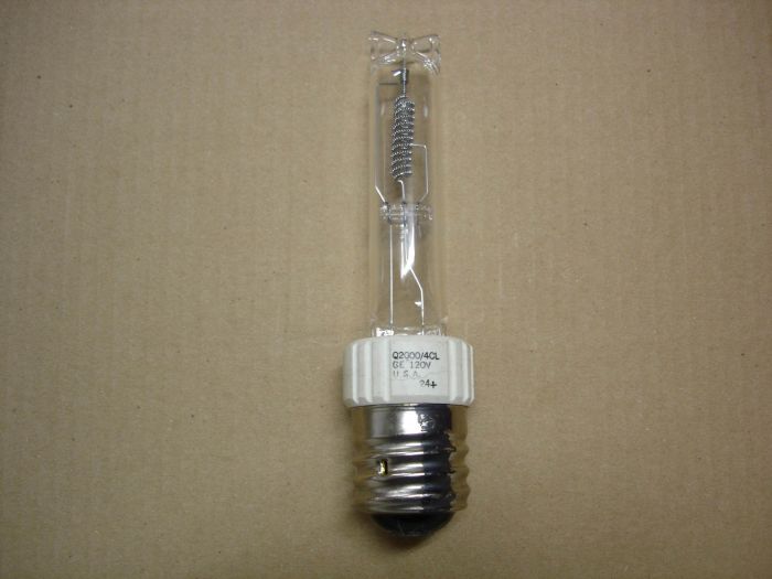 GE 2000W 
Here is a GE 2000W stage/studio lamp.

Made in: USA
Keywords: Lamps