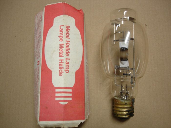 Westinghouse 175W Metal Halide
An older clear Westinghouse 175W for use in vertical positions + - 15.

Made in: USA

Manufactured: 4 4   April 1986?
Keywords: Lamps