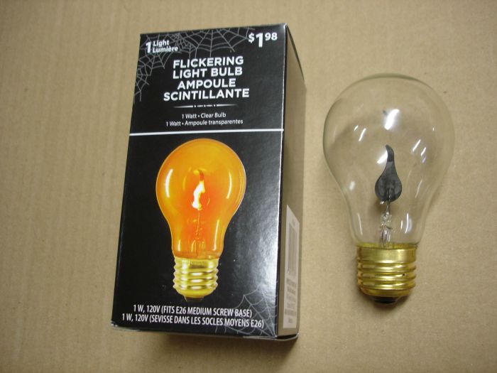 Flicker Flame 
A neon 1W Flickering Light Bulb novelty lamp in an A shape.

Made in: China
Keywords: Lamps