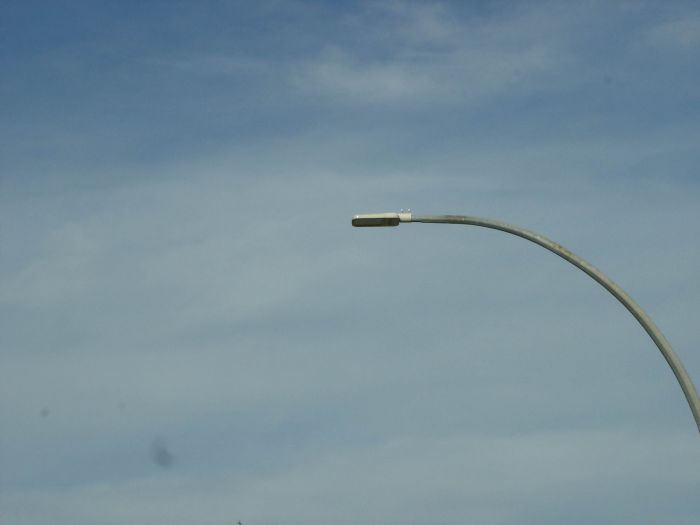LED Streetlight 
An unknown LED streetlight,the fly swatter model lol. 
Keywords: American_Streetlights