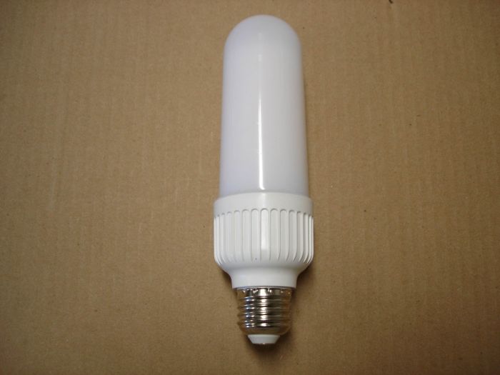Ranpo 5W LED Flame Lamp
A Ranpo 5W LED lamp with simulated flickering flame.It contains 99 2835 SMD LED chips. 

Made in: China

Manufactured: Circa 2017
Keywords: Lamps