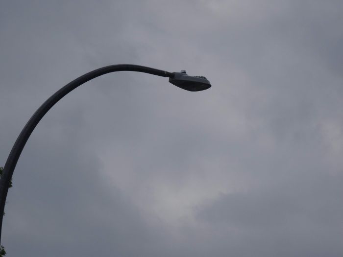 GE Evolve 96W 
The LED streetlight disease has started here now,the city has installed a test plot of a variety of LED streetlights. This one is a GE Evolve ERLH 2 gen 96W.

Manufactured: Circa 2017
Keywords: American_Streetlights