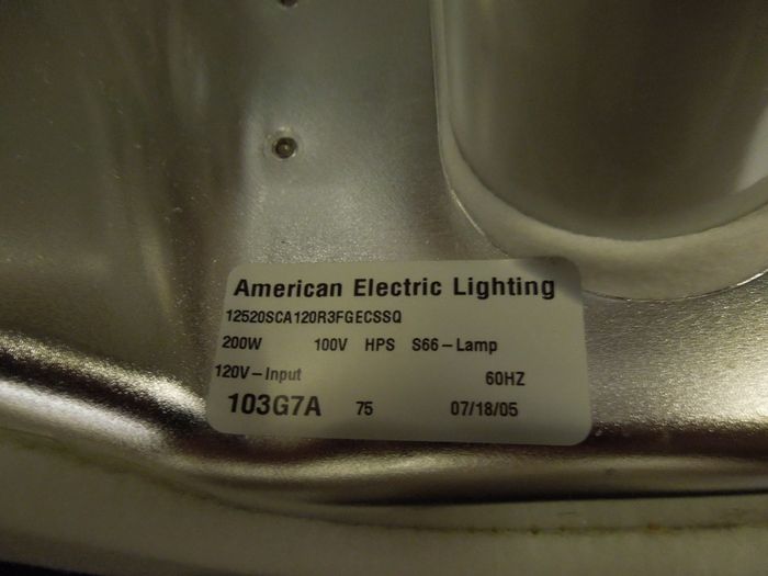 AEL 125 200w HPS
Spec label
Keywords: American_Streetlights