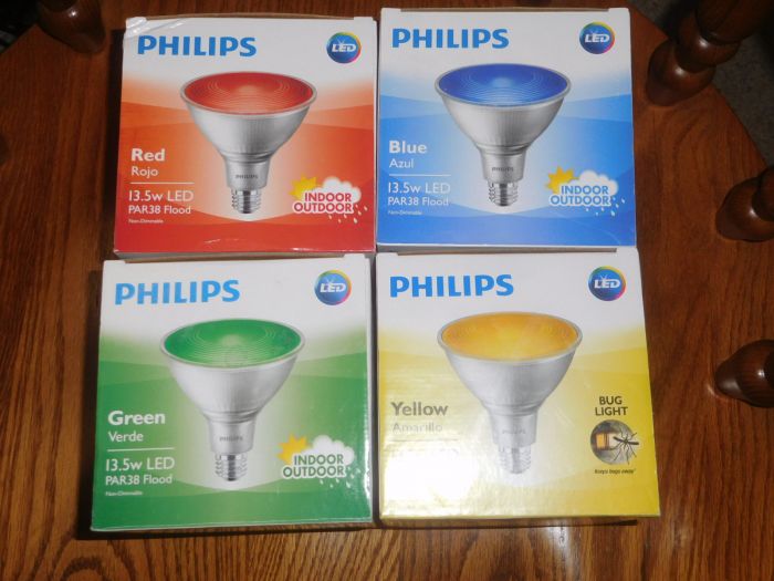 Philips PAR83 Flood
Purchased at the Home Depot for $10.97 each
Keywords: Lamps