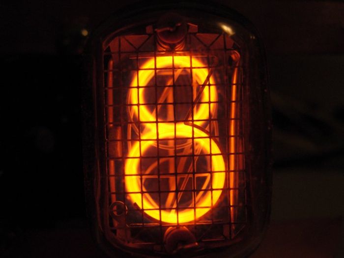 The beutiful glow from a Nixie tube
This is a IN-12 Nixie tube, a kind of neon lamp that was used to show numbers or sometimes symbols. This one has 11 cathodes shaped as numbers 0 to 9 and a decimal point. I am working on building a clock with 4 of these.
Keywords: Miscellaneous