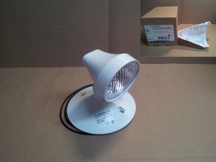 Emergi-Lite 9V 6W single remote head.
Bought two of these a while ago for future use.
Keywords: Misc_Fixtures