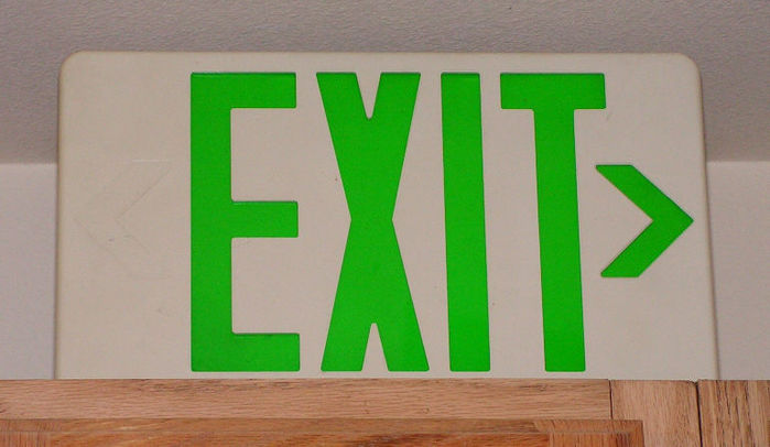 Lithonia EXIT sign
Found at a thrift store for $6. I can't believe these are sold at Lowe's for $40, as they are so cheaply constructed. This one unfortunately had the battery backup removed and the LED board was wired to a cord & plug. Interestingly, the LEDs are blue...perhaps as they are brighter than green ones.
Keywords: Indoor_Fixtures