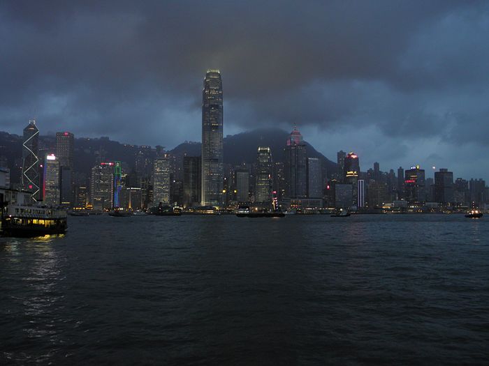 Hong Kong - Dusk
Here's a partial view of Hong Kong island at nightfall. 
Keywords: Miscellaneous