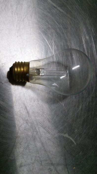 Halco 60w incandescent bulb 
Also found in the stash of bulbs.
Keywords: Gear