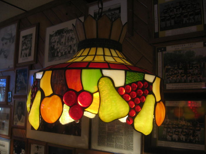 Stained Glass Light
From George's Cafe, Brockton, MA
Keywords: American_Streetlights