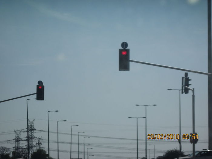 Incandescent traffic lights in Israel
These was the only type of traffic lights that we had in Israel until "Menora controling" company, which is the only traffic lights installation company in Israel, started to upgrade the existing traffic lights to LED.  In accordance with the traffic standards in Israel, on all of the traffic lights, there are signs with arrow to show the road direction the traffic lights means. These signs lit at dark with T9 circular fluorescent lamps.
Keywords: Traffic_Lights