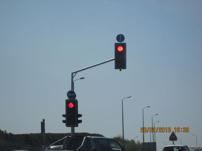 Better picture of LED traffic lights in Israel
These are the LED traffic lights in Israel. They look outside almost exactly like the incandescent traffic lights. But instead of a lamp sockets and the optical system, these traffic lights contain LEDs modules installed into the unit. Also the lens are also modified somewhat.
Keywords: Traffic_Lights