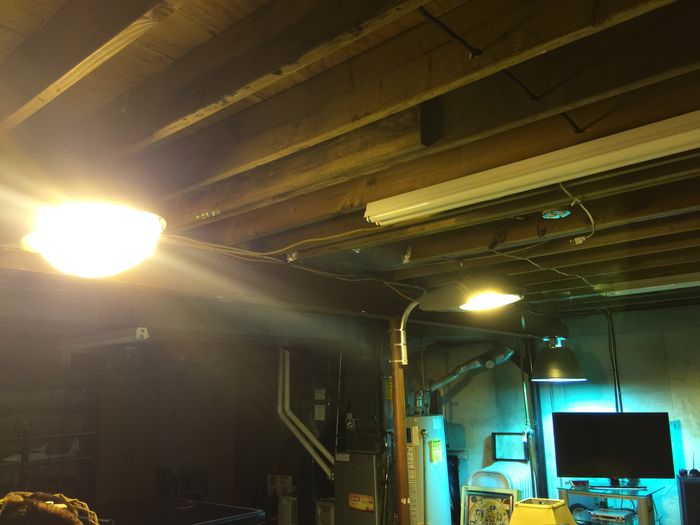 My New Lighting in the Basement LOL
You could only imagine what my electric bill is !!!!!!! 
Keywords: American_Streetlights