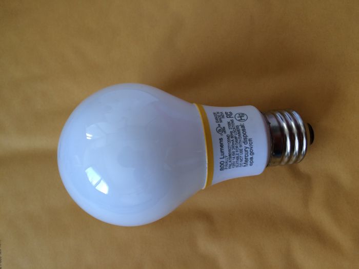 "Finally" Induction Bulb
Kind of an interesting concept here.  Induction CFLs, with no tube to burn out.  

15 year claimed life, we'll see.  Only as efficient as a CFL, at 13.5 watts for 800 lumens, but theoretically they'll last a lot longer.  Their big claim to fame is that the light quality is better than LED, lacking the blue content.  Curious to try these in a dark room and see this evening. 

The warmup is quick, about like a CRT television turning on, unlike analgam CFLs which took entire minutes to warm up.  
Keywords: Lamps
