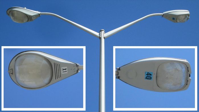 Left: General Electric M1000; Right: Cooper OVX
From Cambridge, MA
Keywords: American_Streetlights