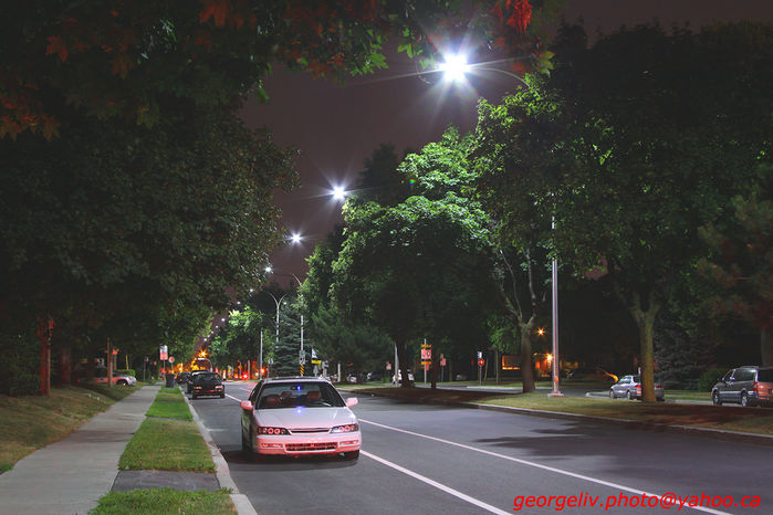 LED-at-night-Alexis-Nihon
Lighting of the future? A 1 km section of LED streetlighting, Ville Saint-Laurent, (Montreal), Quebec, Canada.
Keywords: Lighting_History