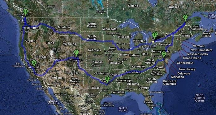 I was bored.......
Well if any one wants to drive all over North America I put together a map with all of the guys that I know where they live LOL. From Google Maps. 
Keywords: Miscellaneous