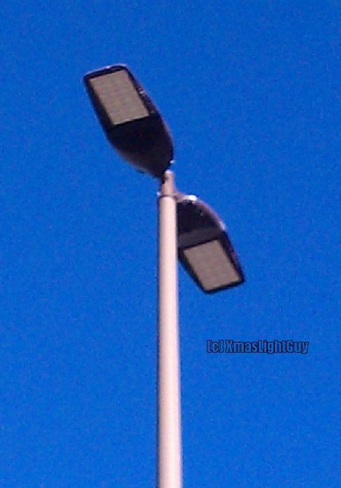 StreetLight #290 - LED Replacements
These fairly recently replaced MH lighting in a parkinglot. I noticed there were multiple randomly scattered through the lot that were dayburning.
(I don't believe I ever got a pic of the original lights.)


Location:
SouthWest Plaza Mall, Jefferson County, CO

Keywords: American_Streetlights
