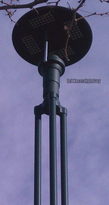 StreetLight #305 - LED 'Hat'
A LED post-top that looks to me kinda like a hat.
There used to be MH fixtures there, but got swapped out for LED


Location:
Walmart #2751
Keywords: American_Streetlights