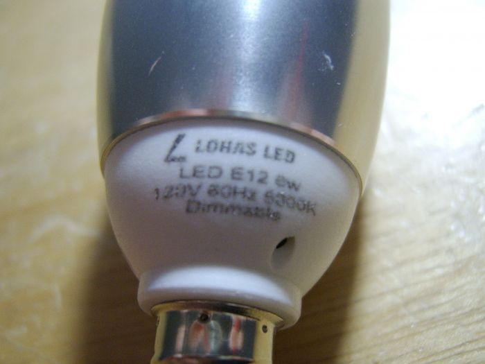 Lohas dimmable LED 8w bulb (etch)
Title says all.
Keywords: Lamps
