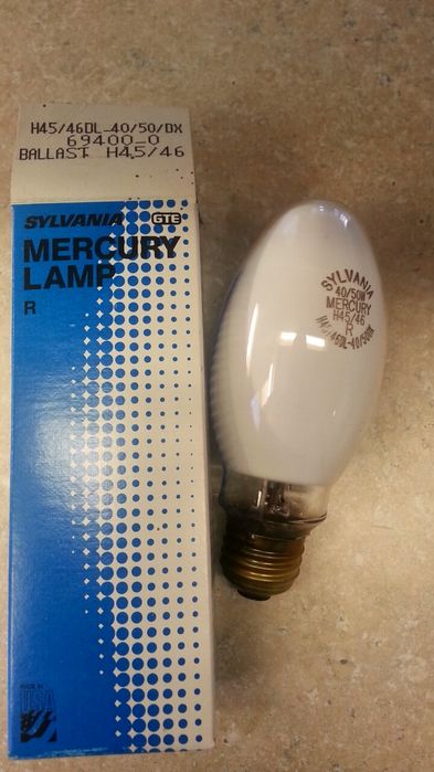 Sylvania/GTE 40/50W DX MV
a nice vintage lamp I found on ebay, has a lot nicer color than the China westy DX I had in my MV industrial
Keywords: Lamps