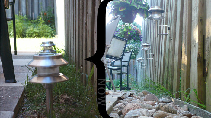 Patio Solar Light Hack
I came up with this idea to get these lights higher for better light distribution. After several ideation drawings and sourcing components, I arrived with this pretty professional looking solution.
Materials:
-U-Bolt wedged into drilled holes on fixture
-cable management clips to mount to fence
Keywords: Misc_Fixtures