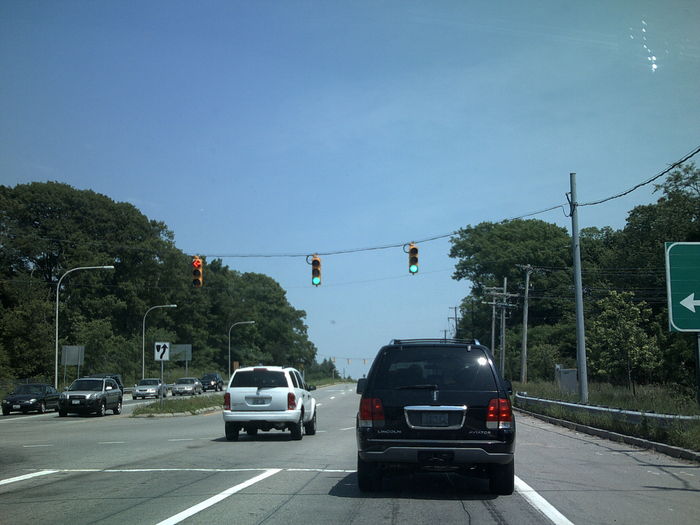 Traffic Signal at Rte 146 & Rte 116 in Lincoln 
This was for the ramp off RI 146 onto the George Washington Highway, which is RI 116. Some Cooper OVF are in the background.
Keywords: Traffic_Lights