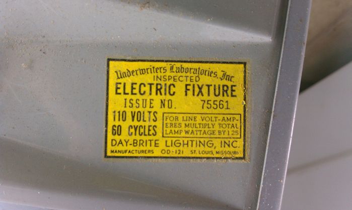 Daybrite preheater - label
Maybe someone knows the year or at least model?
Keywords: Indoor_Fixtures