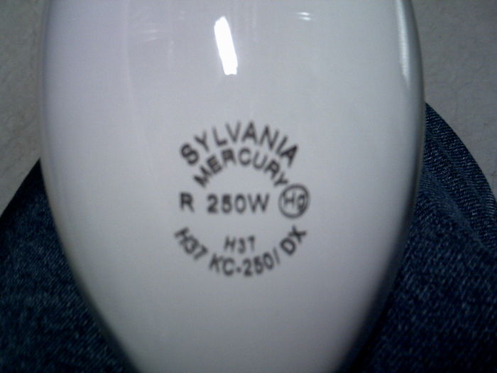Sylvania ED28 merc
250 watts. I bought this off 1000Bulbs a while back for my walpack. Can anyone here find the date please? thanks!
Keywords: Lamps
