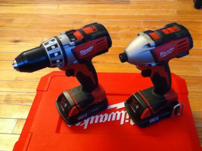 Drill/Impact Driver
Now yes, I know I said I wanted a more powerful hammer drill and 3 Ah batteries but then this Milwaukee kit [url=http://www.homedepot.ca/product/m18-cordless-lithium-ion-2-tool-combo-kit/958845#] went on sale. [/url] Anyways this is a nice kit, and it's still very powerful. My favourite is actually the impact driver which has A LOT more power than the drill, I would recommend getting one if you don't already, it could probably function as a drill as well without any problems. The batteries have charge indicators and take only half an hour to charge, plus if I wanted I could get a 3.0 Ah battery as they are compatible. So, what do you guy think of it?
Keywords: Miscellaneous