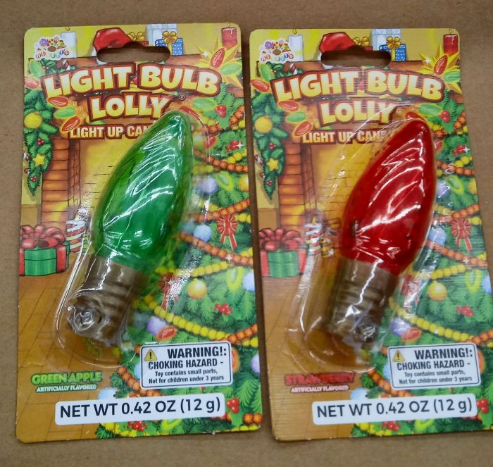 Candy Bulbs
Saw these at a 99cents only. Didn't get, but was amused by them.
